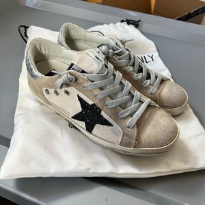 Neutral Golden Goose Superstars